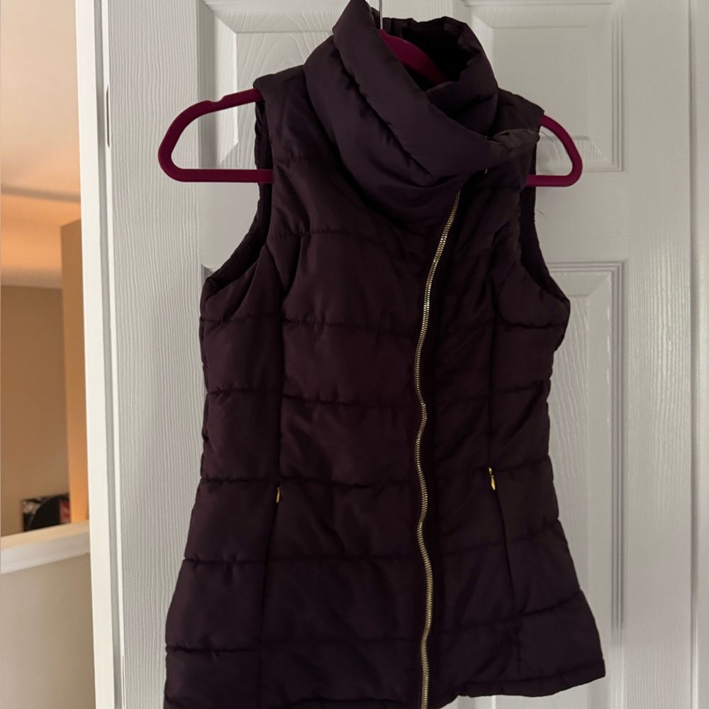 Workshop Republic Clothing Purple Puffer Vest